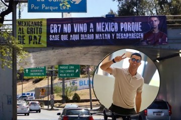 威廉体育网页版-世界杯球场外标语：C罗没来墨西哥，他知道这里有人被杀和失踪